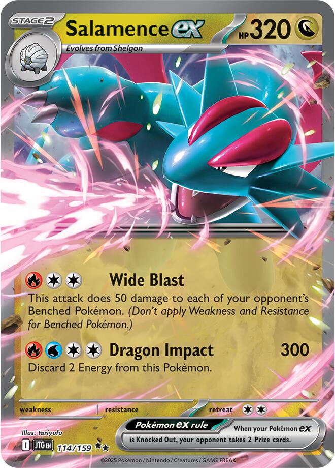 Salamence ex (114/159) [Scarlet & Violet: Journey Together]