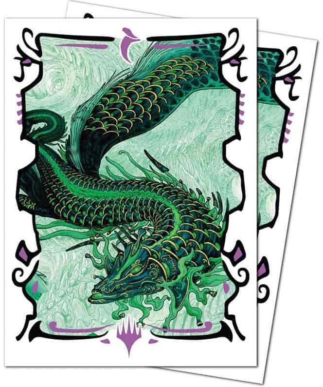 Ultra PRO: 105ct Standard APEX Sleeves - Tarkir: Dragonstorm (Sultai)