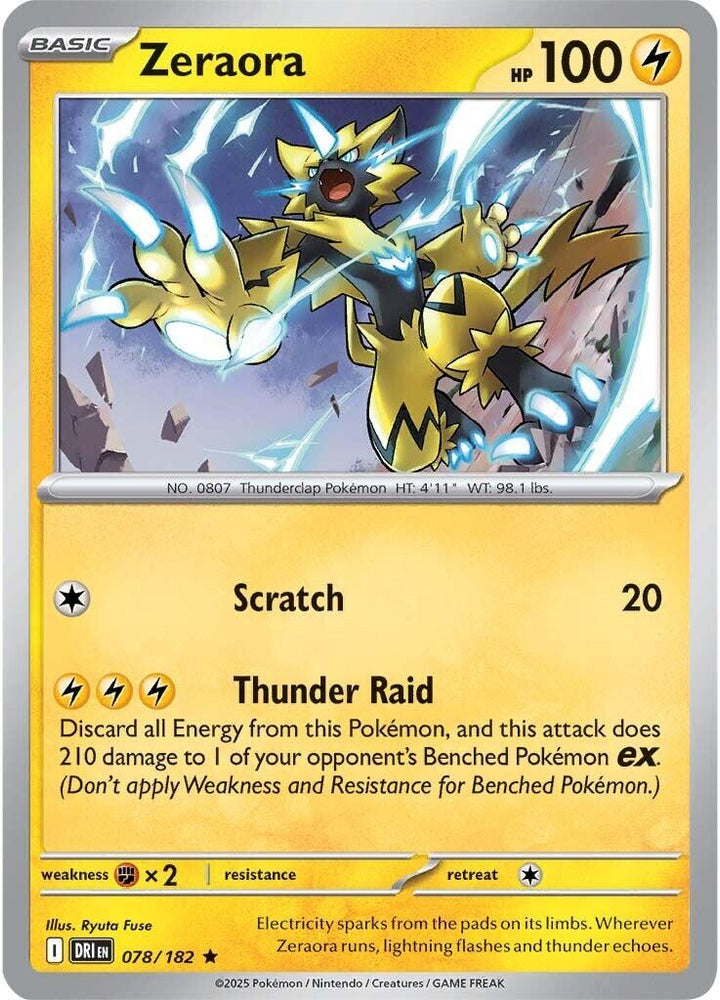 Zeraora (078/182) [Scarlet & Violet: Destined Rivals]