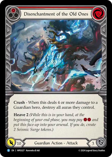 Disenchantment of the Old Ones [MPG027] (Mastery Pack Guardian)  Rainbow Foil