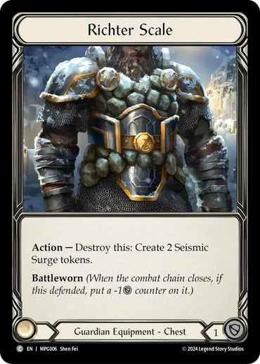 Richter Scale [MPG006] (Mastery Pack Guardian)  Cold Foil