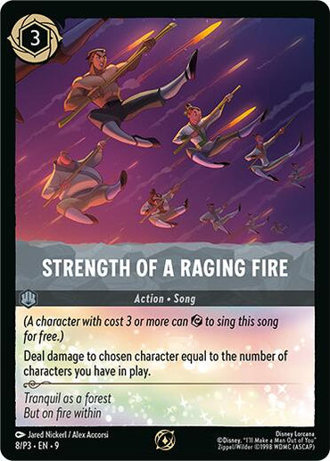 Strength of a Raging Fire (8/P3) [Promo Cards]