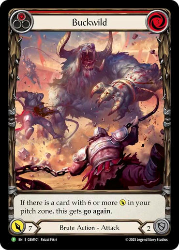 Buckwild [GEM101] (GEM Pack 3)  Rainbow Foil