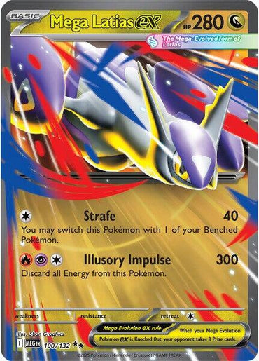 Mega Latias ex (100/132) [Mega Evolutions: Base Set]