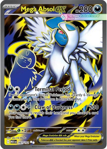 Mega Absol ex (161/132) [Mega Evolutions: Base Set]