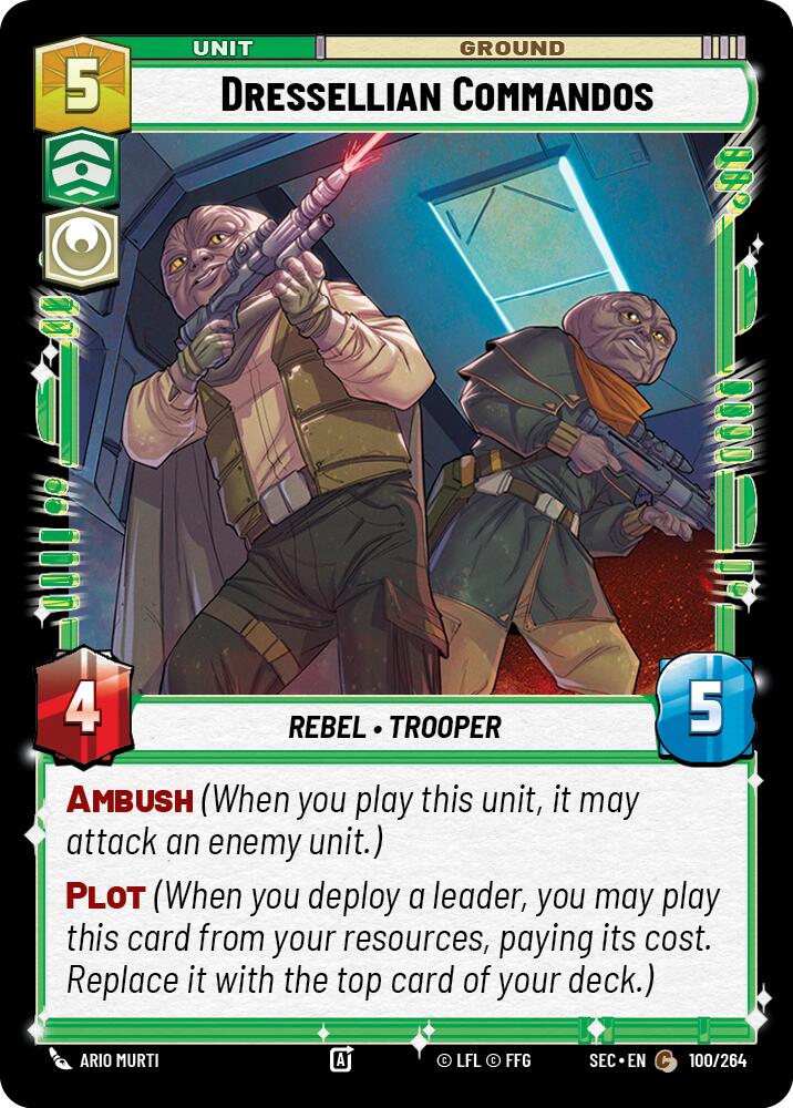 Dressellian Commandos (100/264) (100/264) [Secrets of Power]