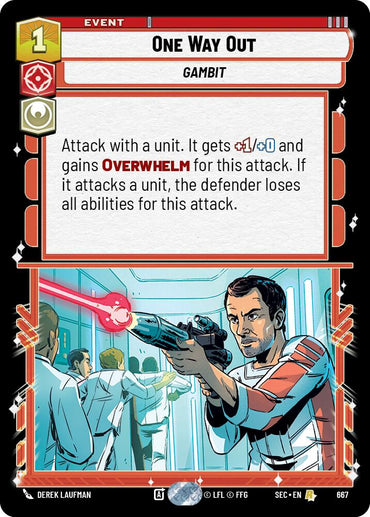 One Way Out (667) (Foil) (667) [Secrets of Power]