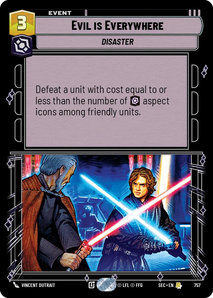 Evil is Everywhere (757) (Foil) (757) [Secrets of Power]