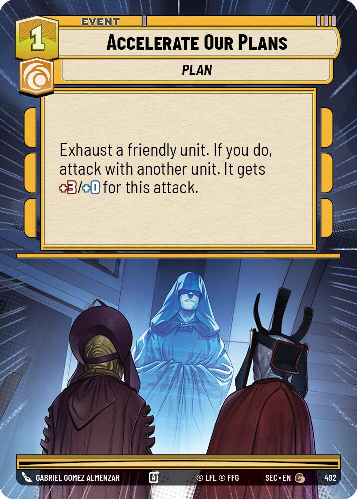 Accelerate Our Plans (492) (Hyperspace) (492) [Secrets of Power]