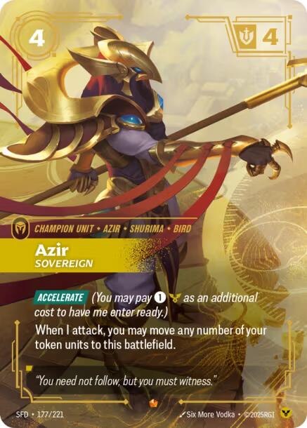 Azir, Sovereign