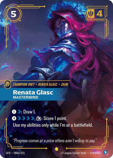 Renata Glasc, Mastermind (Alternate Art)
