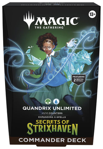Secrets of Strixhaven Commander Deck - Quandrix Unlimited Preorder