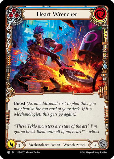 Heart Wrencher (Blue) (Rainbow Foil) [PEN077] (Compendium of Rathe)  Rainbow Foil