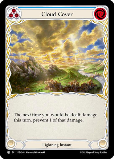 Cloud Cover (Blue) (Rainbow Foil) [PEN248] (Compendium of Rathe)  Rainbow Foil