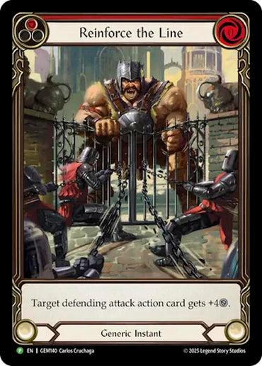 Reinforce the Line [GEM140] (GEM Pack 4)  Rainbow Foil