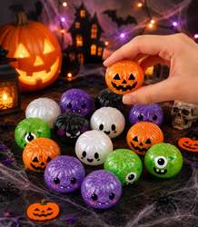 Fun Doh Petite (Mini) Halloween Squishy Dumplings 12/Display: Wholesale Price