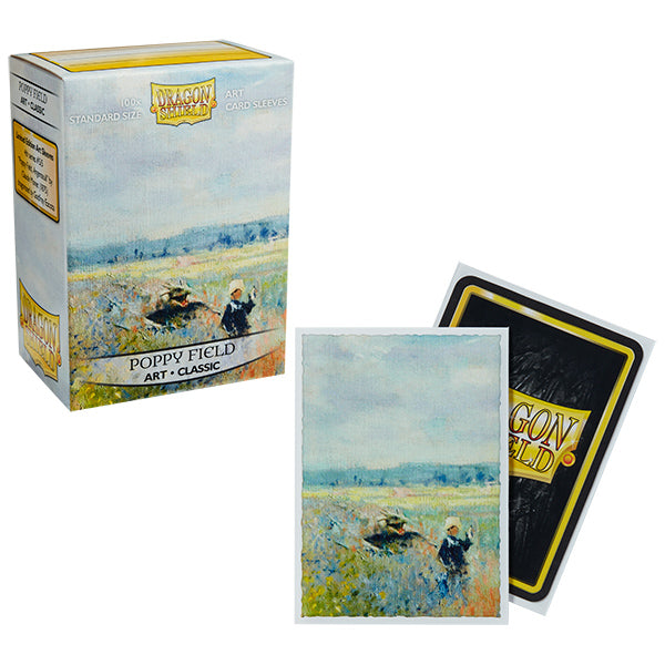 Dragon Shield Sleeves: Standard- Classic 'Poppy Field' Art, Limited Edition (100 ct.)