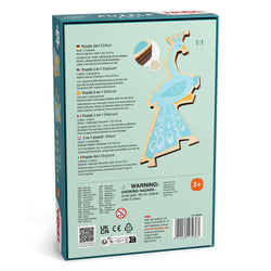 Elephant 2-in-1 Wooden Puzzle