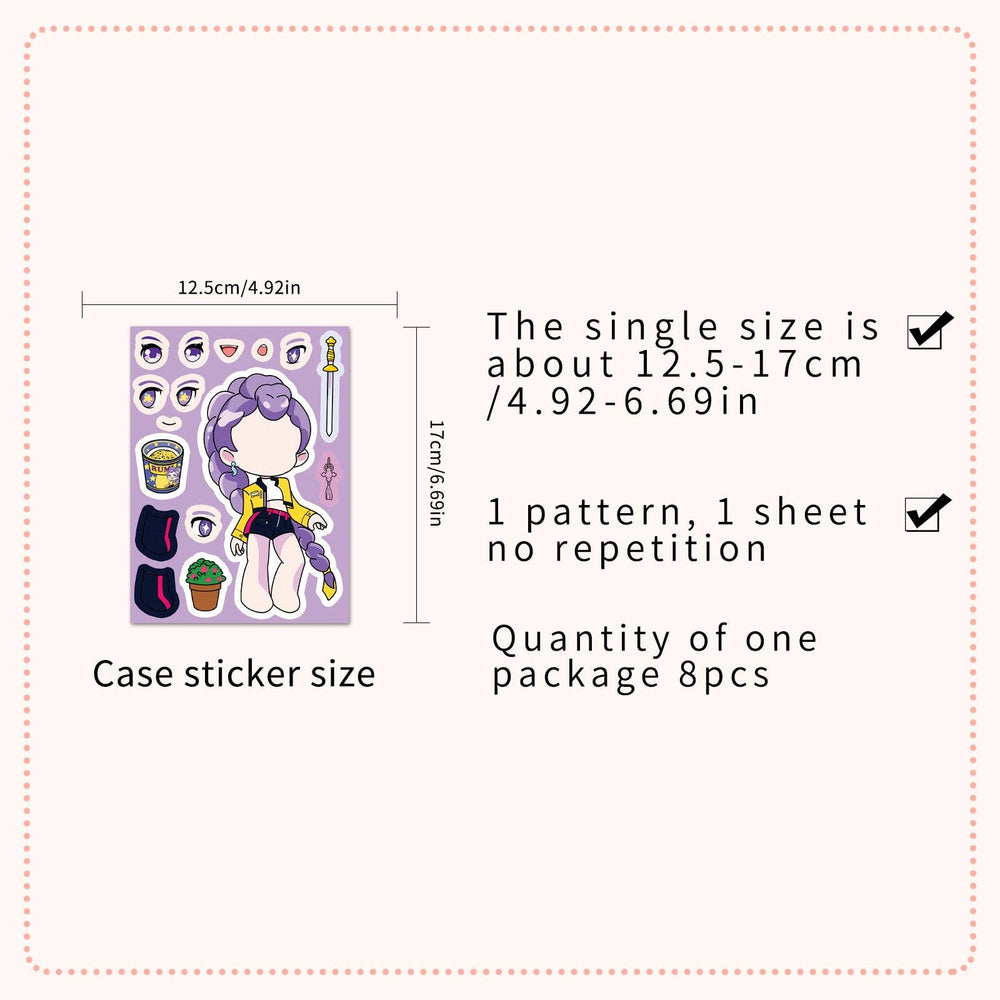 KDH K-pop inspired DIY Puzzle Sticker-8sheets