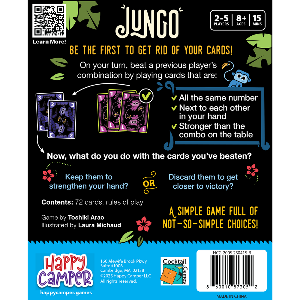 Jungo - A simple card game full of not-so-simple choices!