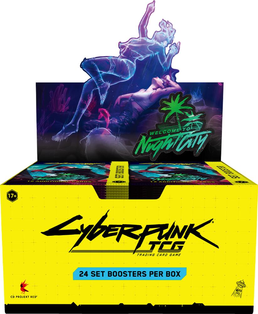 Cyperpunk TCG: Welcome to Night City - Retail Booster Display (Preorder for Local Pickup Only)