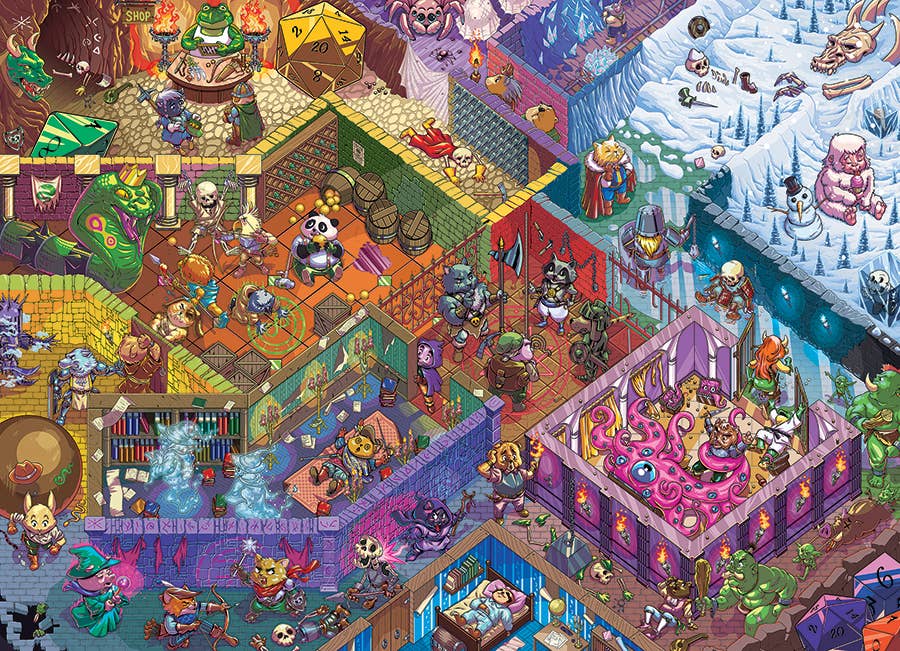 Dungeon Run 500pc puzzle