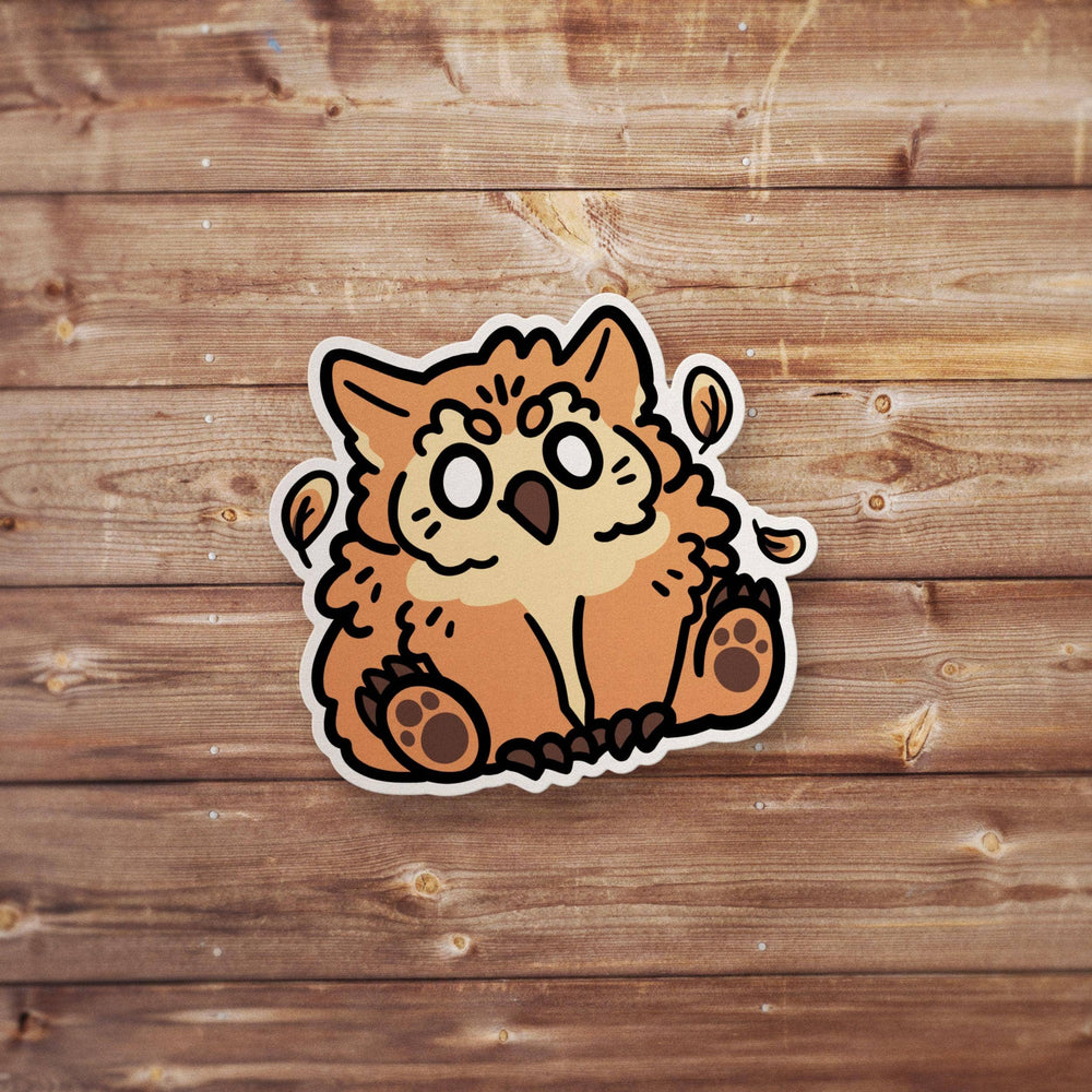 Cute Doodle Owlbear Sticker for Laptops and Gifts