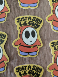 Just a Shy Little Guy - Vinyl Sticker Super Mario Nintendo