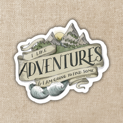 I Like Adventures Sticker