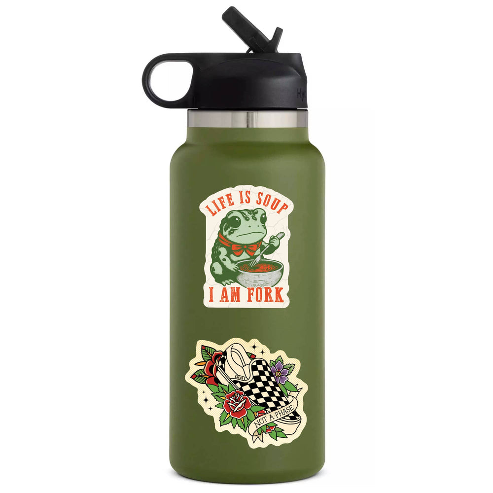 Funny Frog Soup Life Sarcasm High Quality Vinyl Sticker