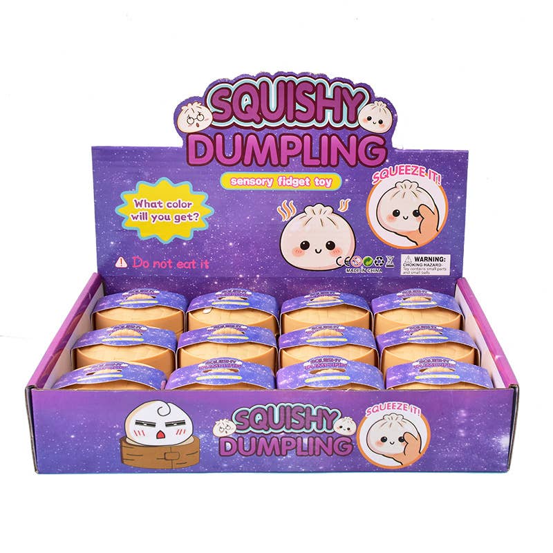 Mini Squishy Dumpling Bao Bun Fidget Toy blind box-12unit