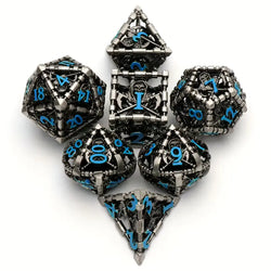 Metal Dice Set by GAME GRID in Assorted Styles and Colors (GGDIMT1)