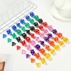 Game Grid Acrylic Dice Set by GAME GRID Assorted Colors (GGDIAC1)