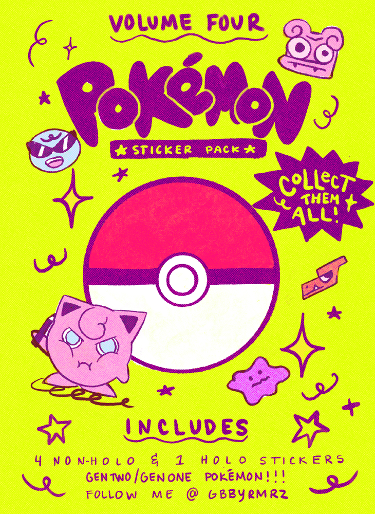 PKMN Sticker Packs VOLUME 4