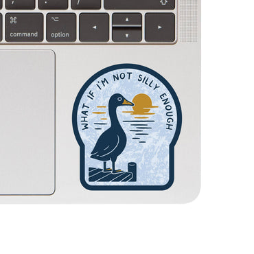 Silly Goose Funny Ironic High Quality Vinyl Sticker