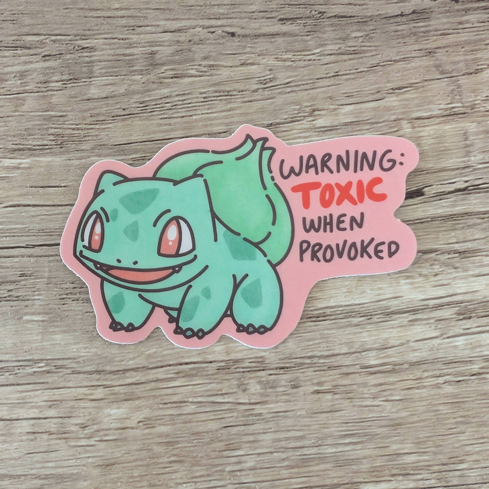 Bulbasaur - Cute Pokemon Nintendo Game Vinyl Sticker