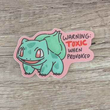 Bulbasaur - Cute Pokemon Nintendo Game Vinyl Sticker