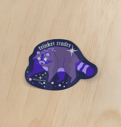 Trinket Trader Holographic Sticker