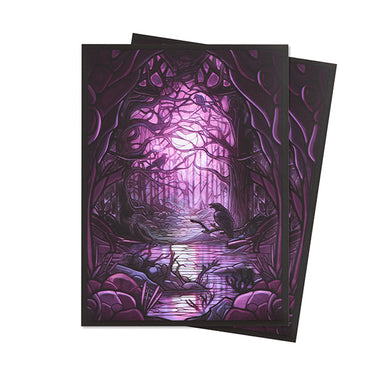 Card Sleeves: Standard- Matte Art- Stained Glass- Decaying Swamp (100 ct)
