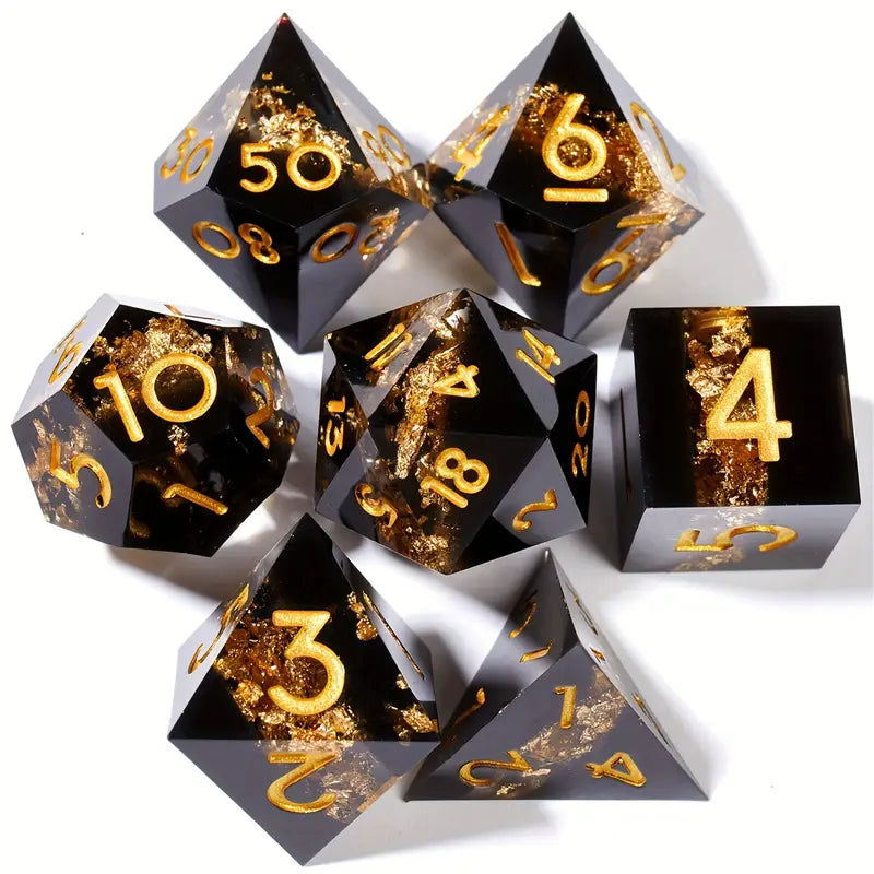 Resin Dice Set Quicksand Yellow (DCPHRE14)