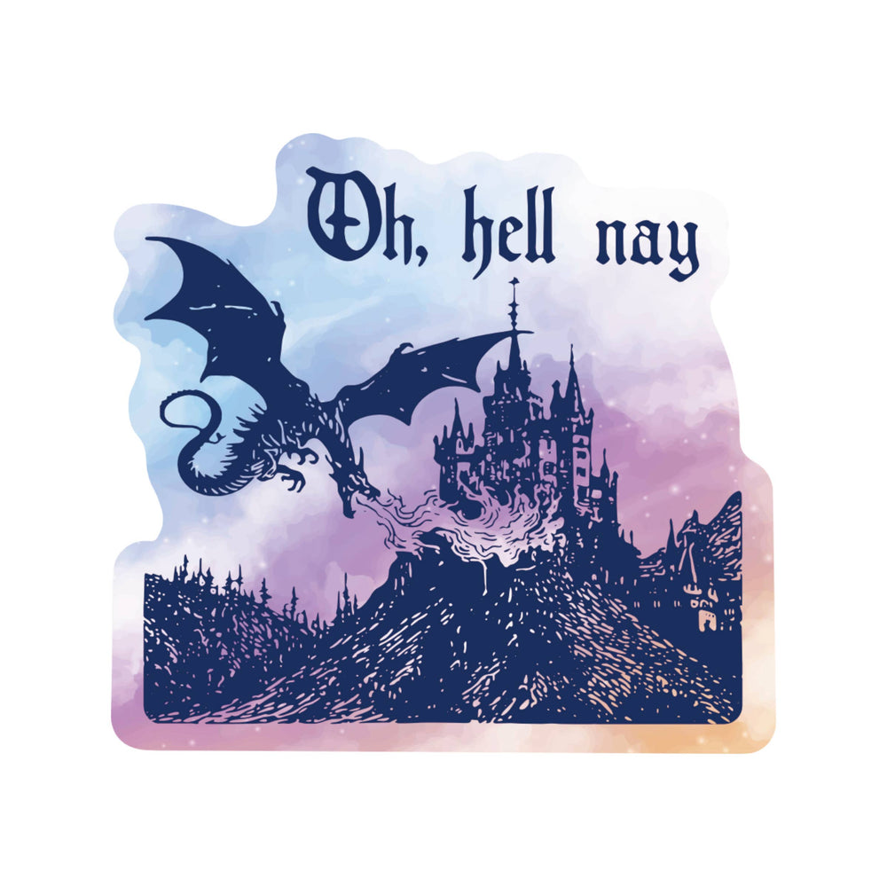 Roll Play Dragon Fantasy Book High Quality Vinyl Sticker