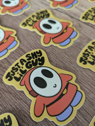Just a Shy Little Guy - Vinyl Sticker Super Mario Nintendo