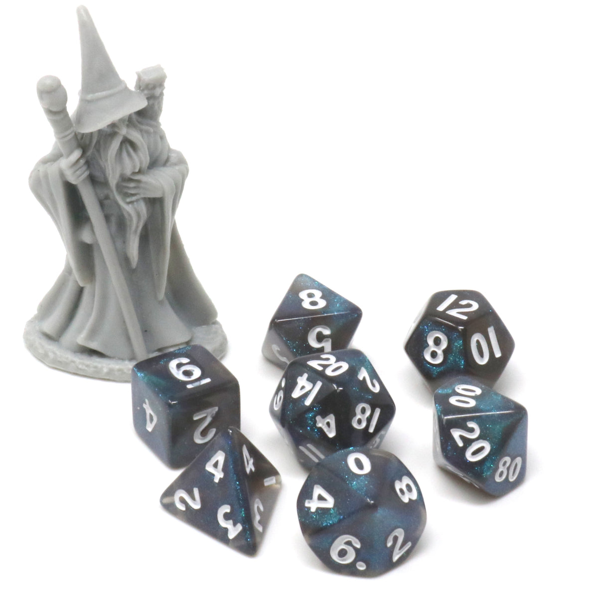 RPG Critling Dice Set (7) - Deepwave Sparkle