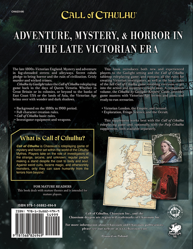 Cthulhu by Gaslight: Investigators' Guide - Hardcover