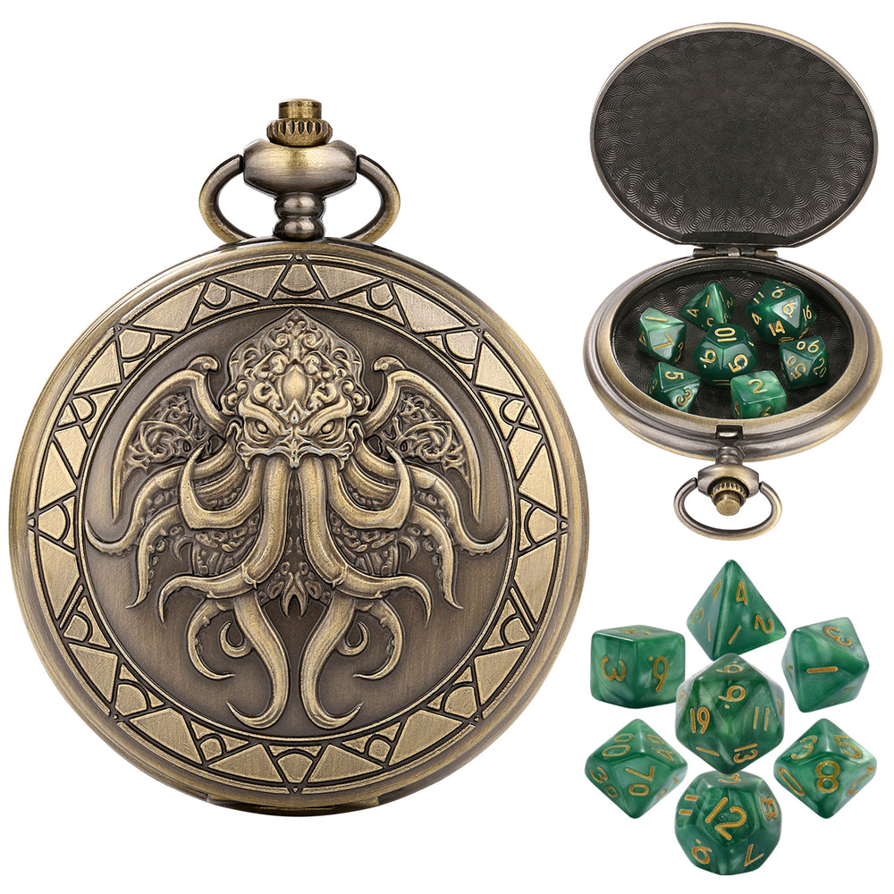 Pocket Watch Mystery with Mini Acrylic Dice Set (GGMIPW2)