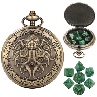 Pocket Watch Mystery with Mini Acrylic Dice Set (GGMIPW2)