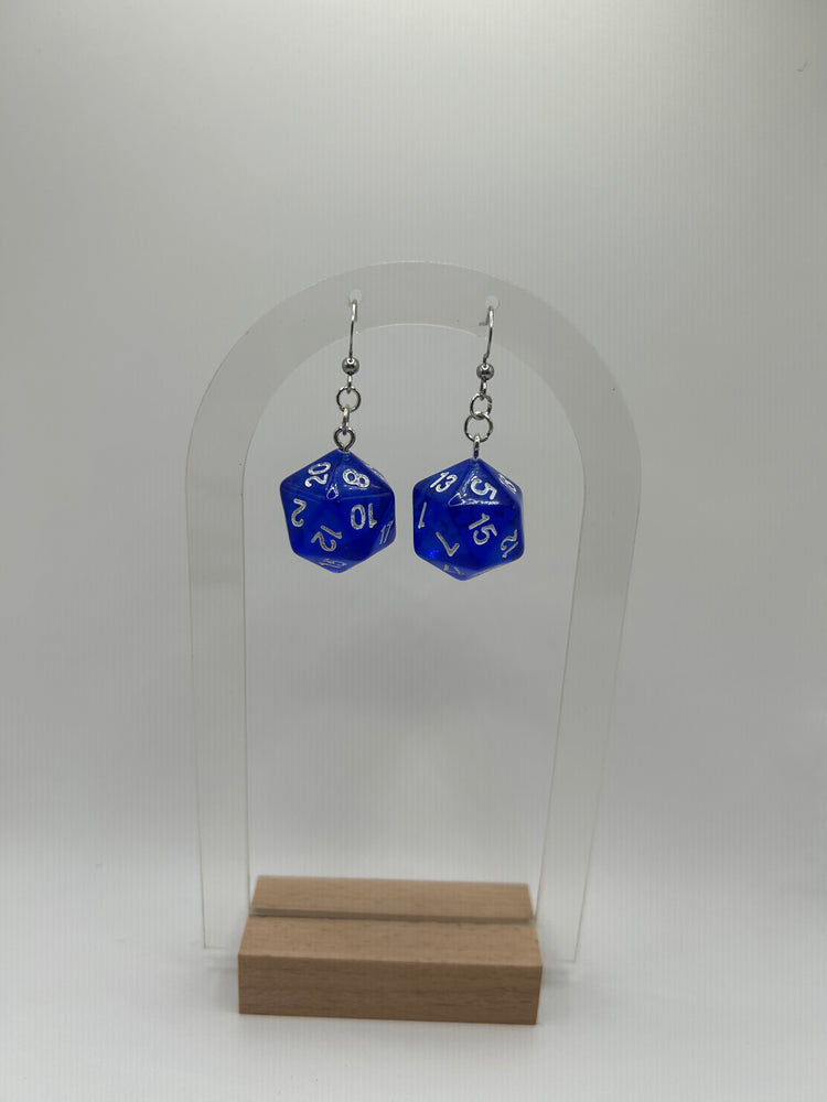 Earrings D20 Handmade Dangles in Assorted Colors (EADADT3)