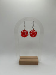 Earrings D20 Handmade Dangles in Assorted Colors (EADADT3)