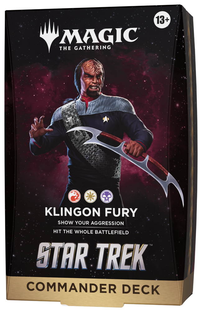 Star Trek Commander Deck - Klingon Fury Preorder (Local Pickup Only - Limit 1 Per Customer)