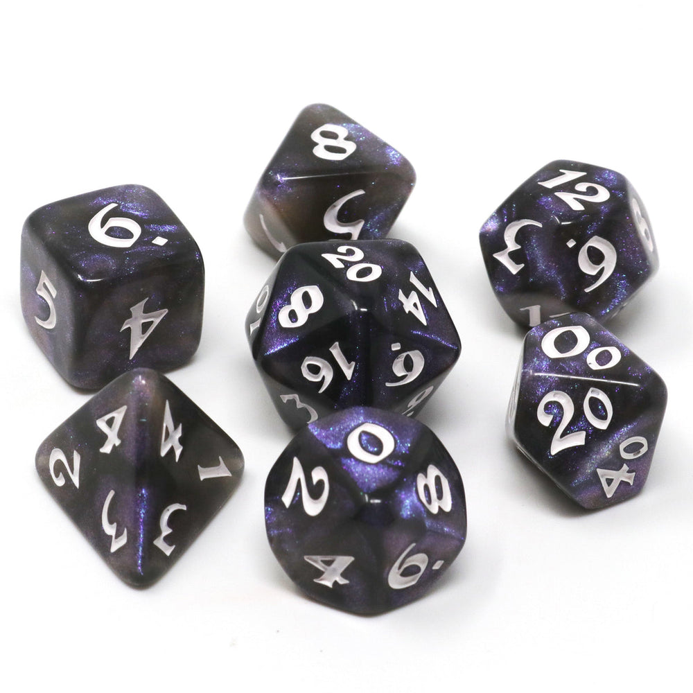 RPG Dice Set (7) - Passion with White